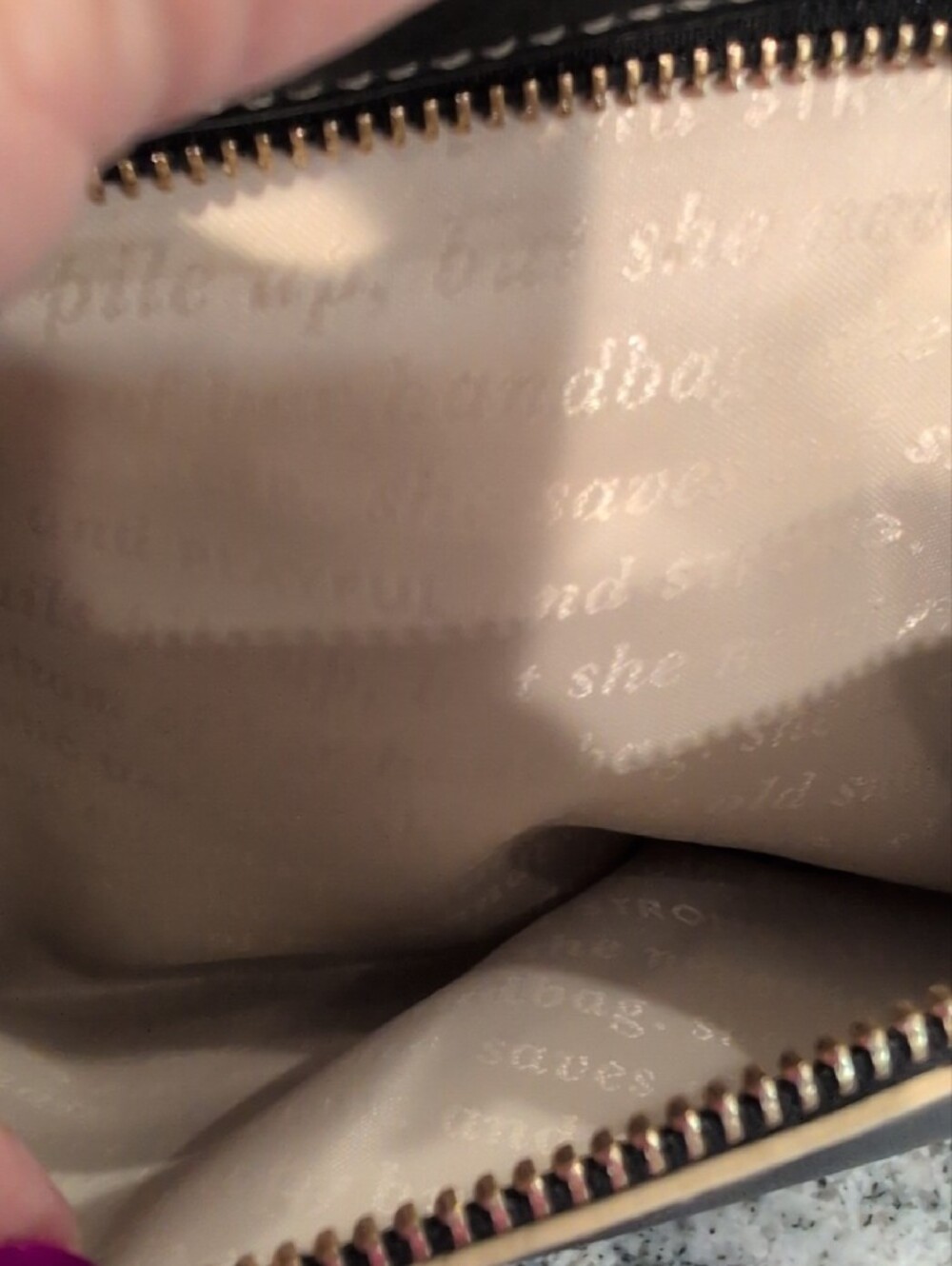 kate spade Mott Street Riley Satchel Bag - Storybook Lining - Picture 9 of 11